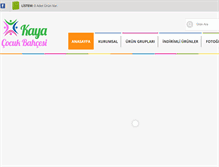 Tablet Screenshot of kayacocukbahcesi.com